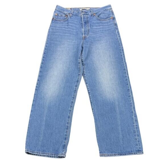 LEVI'S Ribcage Straight Ankle Size 29 At The Ready - Picture 2 of 8